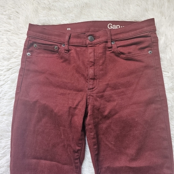 Gap 1969 red jeans womens‎ size 29 regular - Picture 3 of 12